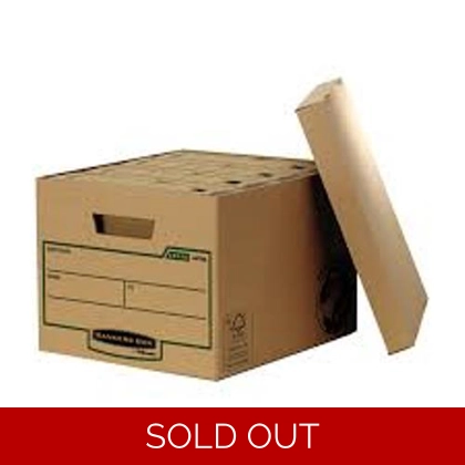 Fellowes 4470601 Bankers Basic Strength Storage Box, Standard